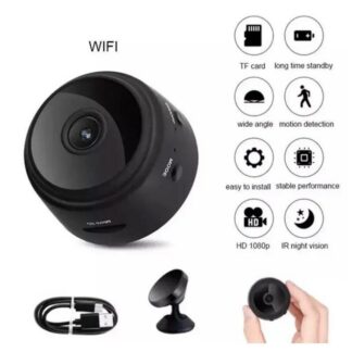 WIFI 360 Degree Security Camera Black