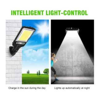 Intelligent Motion Sensor Solar Lamp 200mAh ABS Multicolor