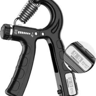 Countable Hand Gripper Adjustable Resistance Black