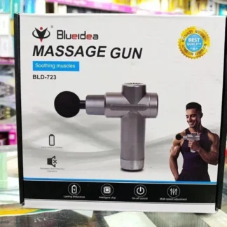 Blue Idea Professional Massager Gun Mini Adjustable Speed Blue