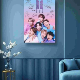 11x16 Inch BTS Photo Wall Art Tile Set