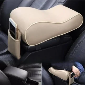 Universal Car Arm Rest Cushion Beige