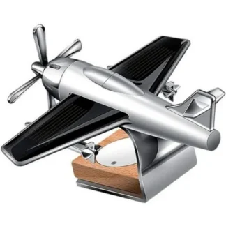 Solar Powered Aircraft Car Decorative Perfume Plane