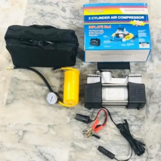 12v Air Compressor for Car Tires Black