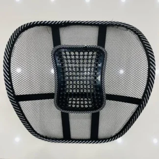 Car Massage Cushion with Mesh Back Support for Lumbar Relief