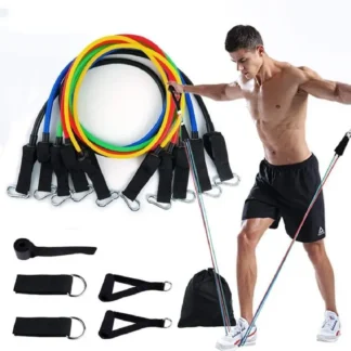Multicolor Resistance Bands Set for Home Gym Training