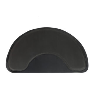 Outer Circle, Inner Circle, 3ft X4.5ft X1-2in, PVC NBR, Black Salon Mat