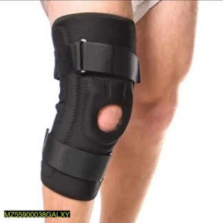 Black Adjustable Knee Support for Pain Relief
