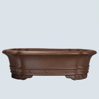 Purple Sand Handmade Plain Antique Rectangular Begonia Flower Pot