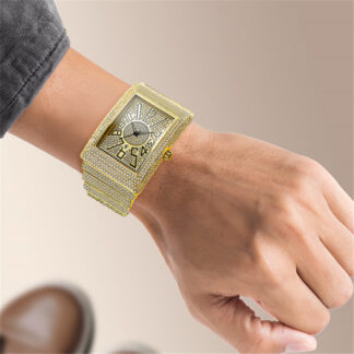 Diamond-embedded Watch Men's Super Starry Square